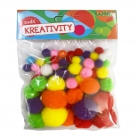 Mix van Maten Pom Pom, 80 stuks