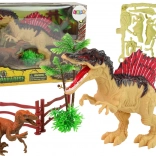 Grote dinoset DINO PARADISE met spinosaurus, compsognathus en skelet