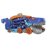 Hot Wheels T-Rex Mega Transporter – dinosaurusdrager en racebaan