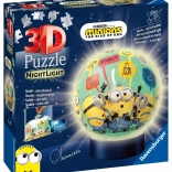 3D-puzzel lichtgevende bol MINIONS van Ravensburger