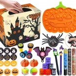Sensorische anti-stress Halloween set met fidget speelgoed en pop it