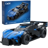 Bouwset CaDA Bluefire Specter – raceauto, 165 onderdelen