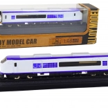 Verzamelmodel trein 1:48 metalen wit-blauw