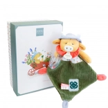 Koe Aneth met rammelaar 21 cm - Cadeauset Doudou