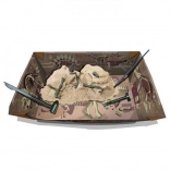 Velociraptor-dinosaurus skelet – 4M opgraafset