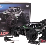 RC-crawler GALLOP 1:16 4x4 met metalen carrosserie – Groen