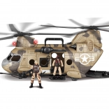 Helikopter met figuren en effecten 50 cm