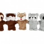 Pluchen handpop dier 30 cm voor kinderen 0+