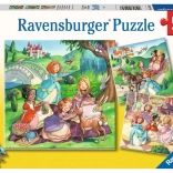 Puzzel Kleine Prinsessen 3×49 stukjes RAVENSBURGER