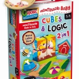 Montessori houten blokken met diertjes voor logisch denken