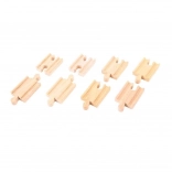 Houten railverbinders 7 cm (8 stuks) BIGJIGS RAIL