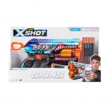 x-shot skins griefer thrasher – pistool voor foam darts, 12 pijltjes