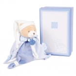 Doudou cadeau set - Beertje met fopspeenclip 17 cm