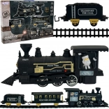 Woopie stoomtrein XXL met geluiden en licht, baan 403 cm