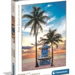 Puzzel 500 stukjes CLEMENTONI Miami Beach, Florida