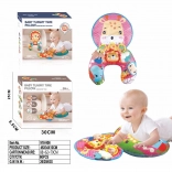 Sensorisch kussentje voor de allerkleinsten giraffe met afneembare hangers