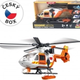 reddingshelikopter met lier en lichteffecten