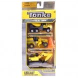 TONKA bouwmachines – set van 3 metalen autootjes