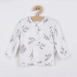 Baby katoenen hemdje Nicol Ella wit