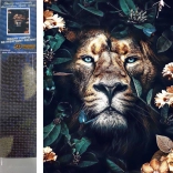 Norimpex diamant schilderen Verborgen leeuw 30x40 cm
