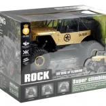 Op afstand bestuurbare auto Jeep R/C 1:18 goud