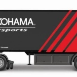 Vrachtwagen met aanhanger Bburago 1:43 MB Actros Gigaspace Firestone