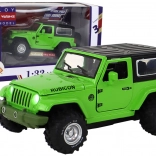 Metalen terreinwagen 1:32 met vliegwiel, licht en geluid – groen