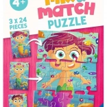 Ravensburger puzzel mix&match: zeemeerminnen en zeemonsters