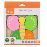 Houten mini-puzzel vlinder voor kinderen van Viga