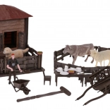 Boerderij met tractor en accessoires