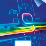 Reas-Pack schoolschrift A5, ongelijnd, 10 bladen, blauw