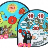 Dartbord KRTEČEK met klittenband 30 × 30 cm