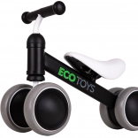 loopfietsje mini voor kinderen ECO TOYS, zwart
