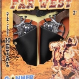 Cowboyset 2 revolvers en riem Gonher