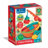 Logisch spel vissen met hengel en bootje CLEMENTONI