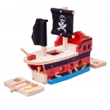 Piraten Galjoen Bigjigs Rail