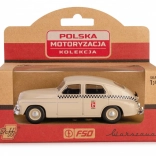 Historische auto PRL Warszawa M20 taxi zandkleur model