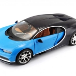 Verzamelmodel BUGATTI Chiron 1:24 blauw‑zwart