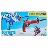 Nerf Fortnite dubbele blasterset met darts