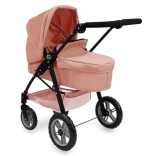 Poppenwagen 2-in-1 roze