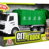 Interactieve vuilniswagen met licht en geluid