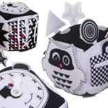 Educatieve zwart-wit contrast sensorische kubus