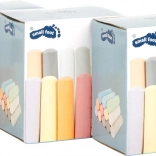 Set gekleurde krijtjes SMALL FOOT – 3×12 stuks voor stoep en bord