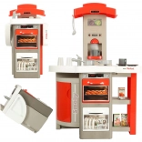 Smoby keuken MINI TEFAL OpenCook elektronisch, opvouwbaar met wieltjes