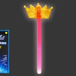 lichtgevende toverstaf met kroon voor kinderen