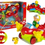 Muzikaal op afstand bestuurbaar vliegtuig met stuur