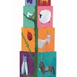 Dozen-toren met natuur- en dierenmotieven