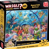 Jumbo puzzel Wasgij avonturen in het aquarium 1000 stukjes