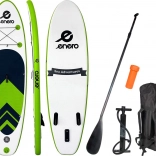 Enero paddleboard 275 × 76 × 10 cm groen/zwart/wit