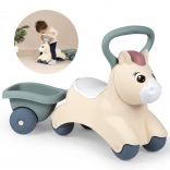 Smoby Little Pony loopfiets met wagentje